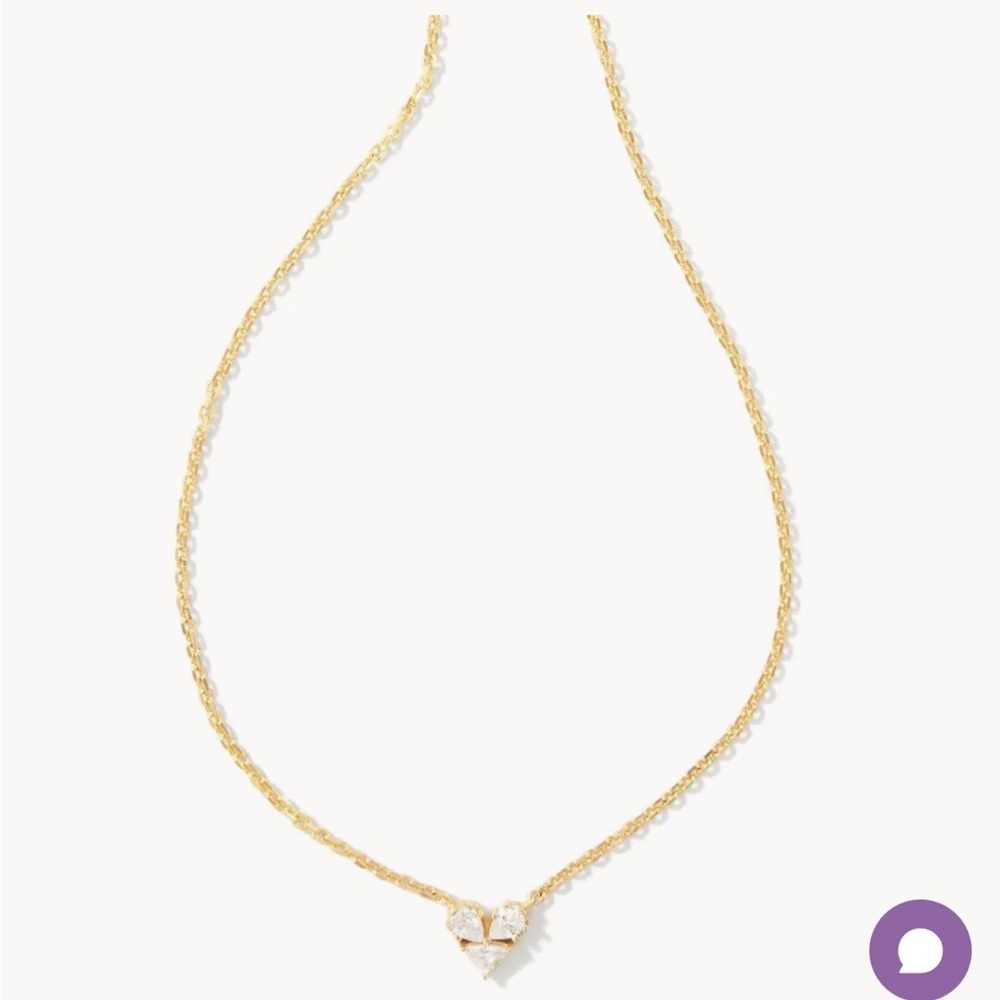 KEDNRA SCOTT HEART NECKLACE